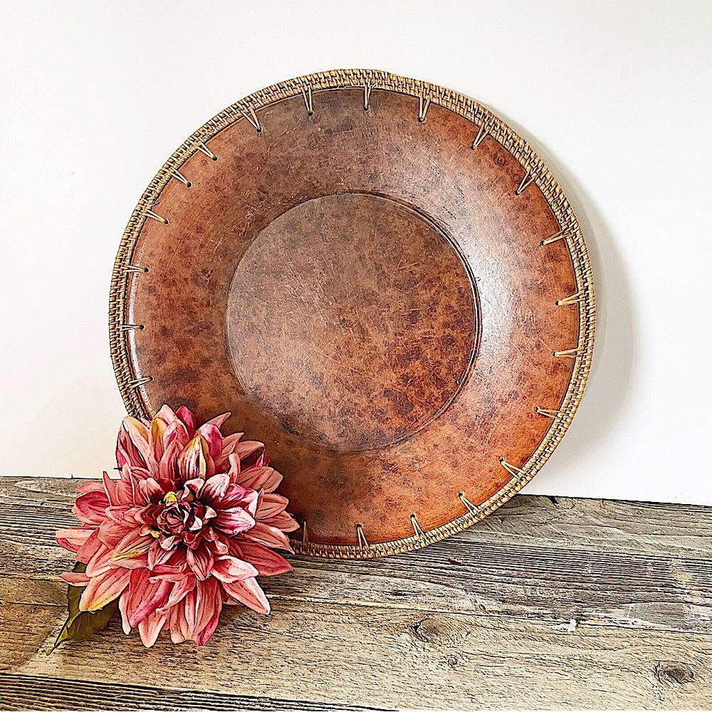 Authentic Indonesian Leather Bowl